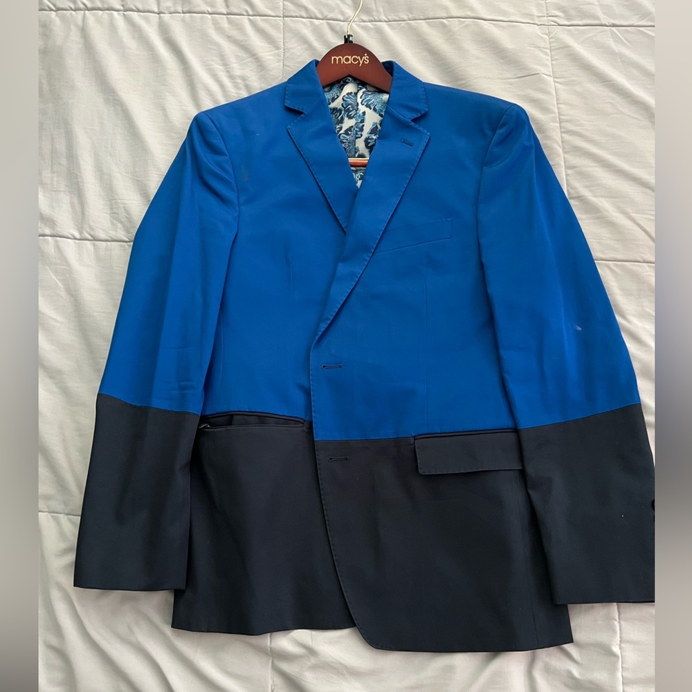 Men’s Tallia color block blazer size 40R